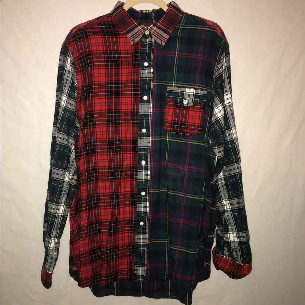 Ralph Lauren Plaid Holiday Button Down Shirt - XL
